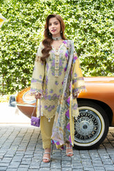 New Embroidery beautiful Artical Lawn 3pc
