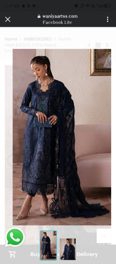 Blossom Embroidery 3pc Lawn Suit