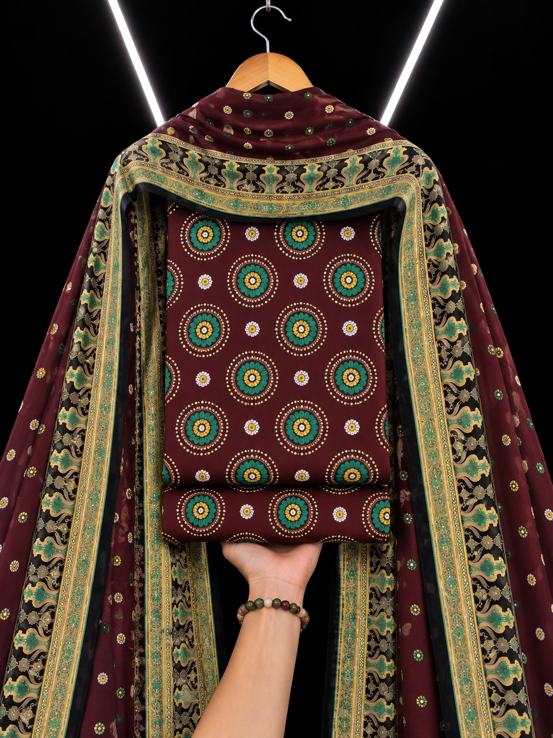 Emb Lawn 3pc suit