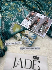 Premium Digital Print Lawn 3pc Suit