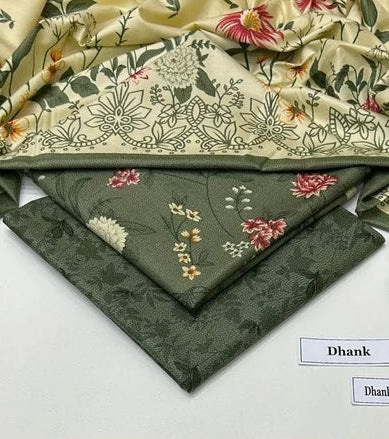 Print Dhanak 3pc Suit