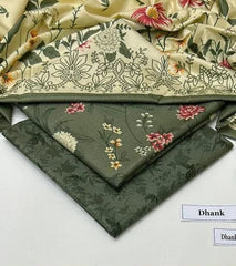 Print Dhanak 3pc Suit