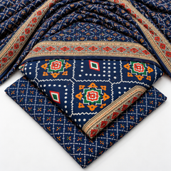 Print Dhanak 3pc Suit