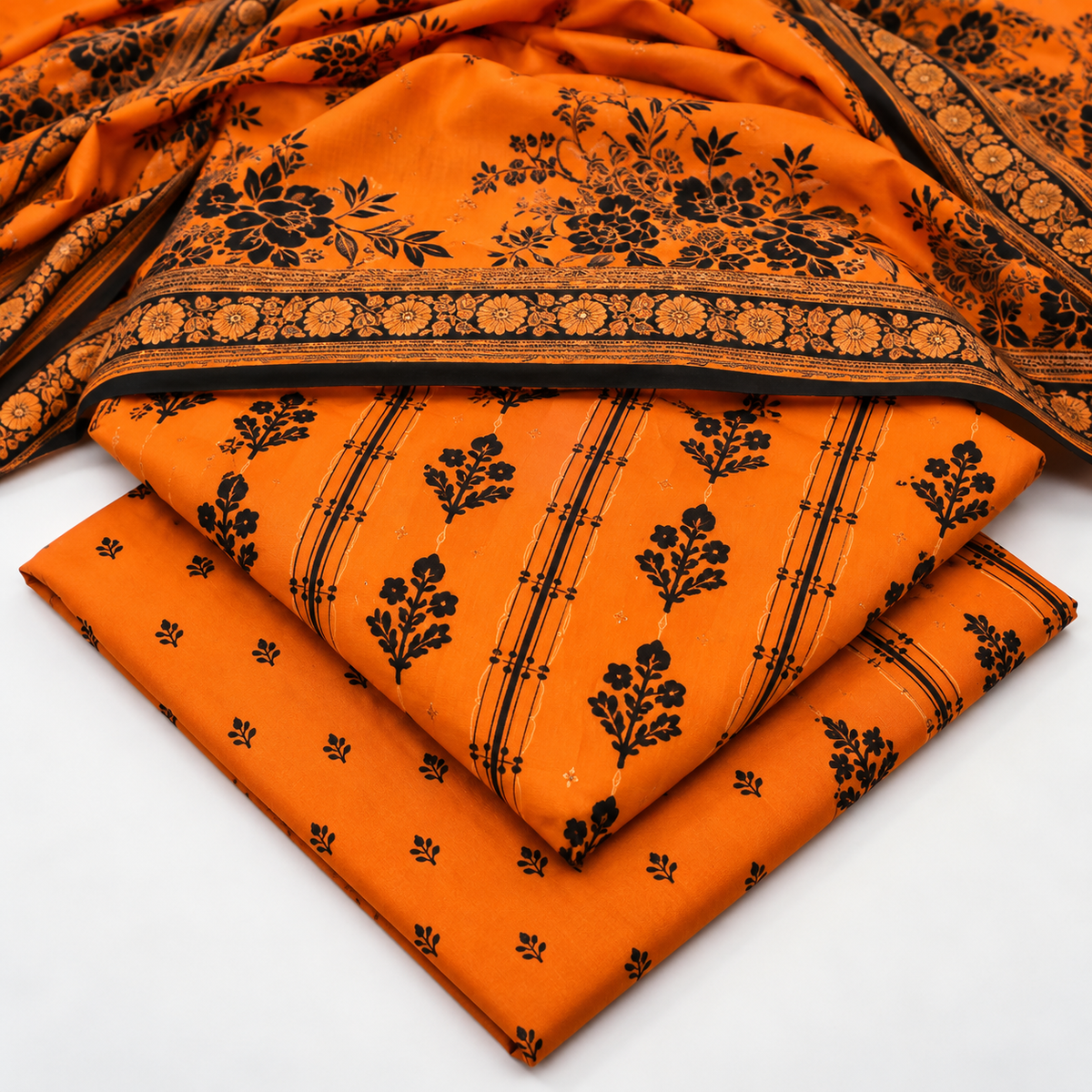Print Dhanak 3pc Suit