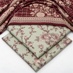 Print Dhanak 3pc Suit