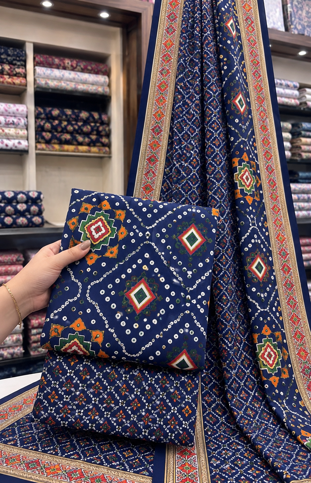 Embrodiered Lawn 3Pc