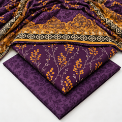 Print Dhanak 3pc Suit