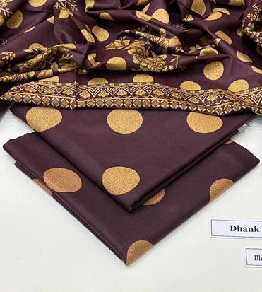 Print Dhanak 3pc Suit