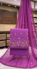 Embrodiered Lawn 3Pc