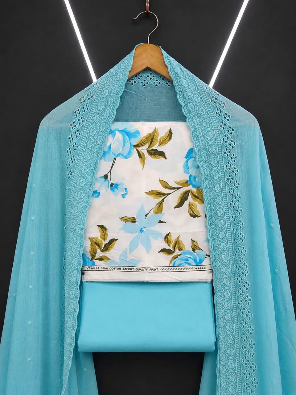 Emb Lawn 3pc suit