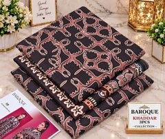 Printed Khaddar 3pc Suit