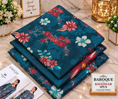 Printed Khaddar 3pc Suit