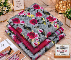 Printed Khaddar 3pc Suit