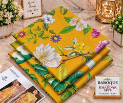 Printed Khaddar 3pc Suit