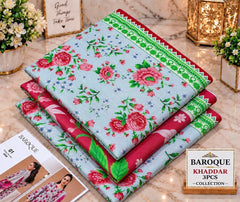 Printed Khaddar 3pc Suit