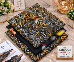 Printed Khaddar 3pc Suit