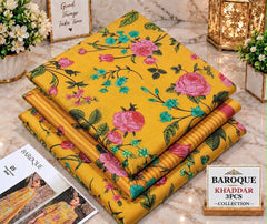 Printed Khaddar 3pc Suit