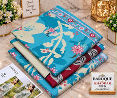 Printed Khaddar 3pc Suit