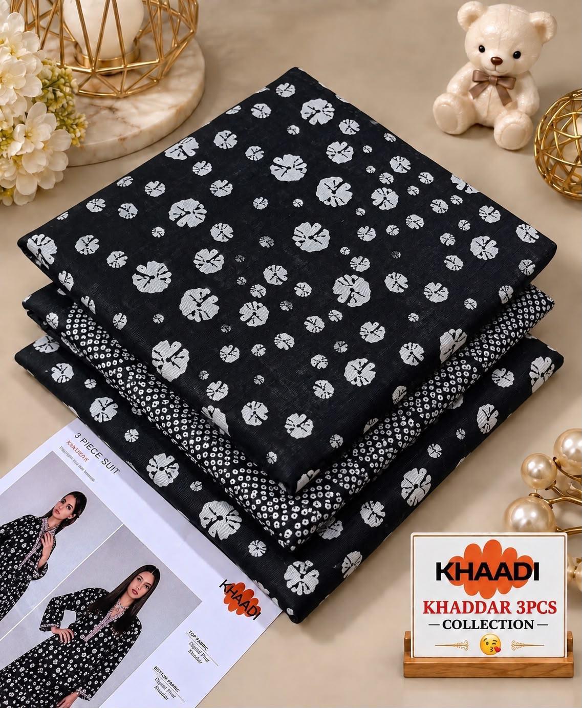Printed Khaddar 3pc Suit