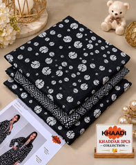 Printed Khaddar 3pc Suit