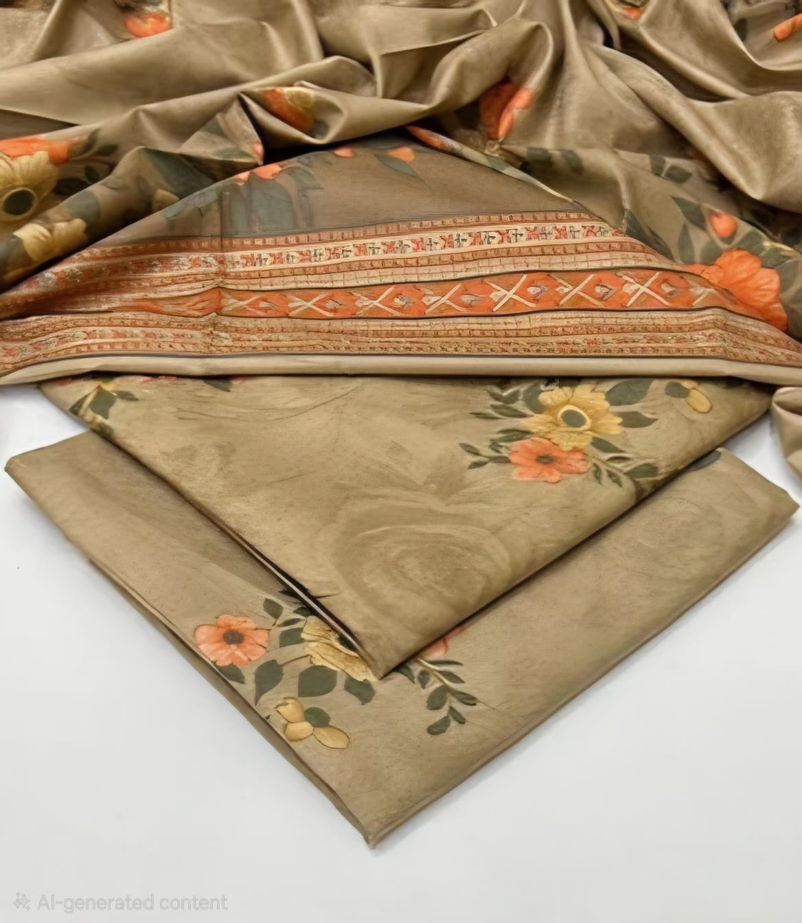 Print Dhanak 3pc Suit