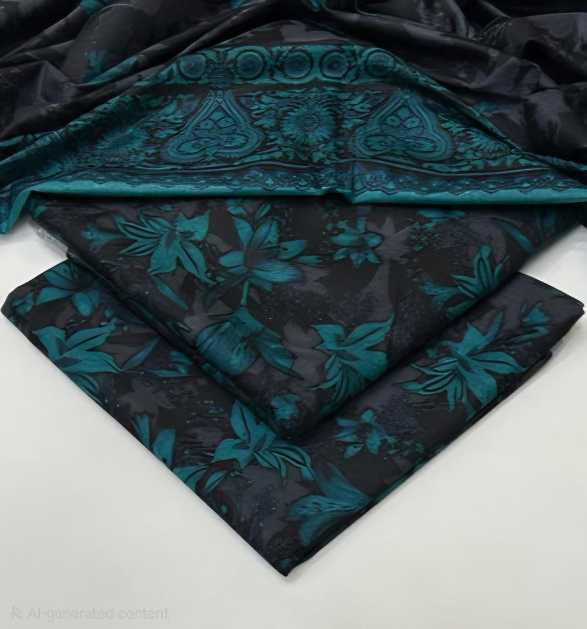Print Dhanak 3pc Suit