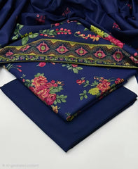Print Dhanak 3pc Suit
