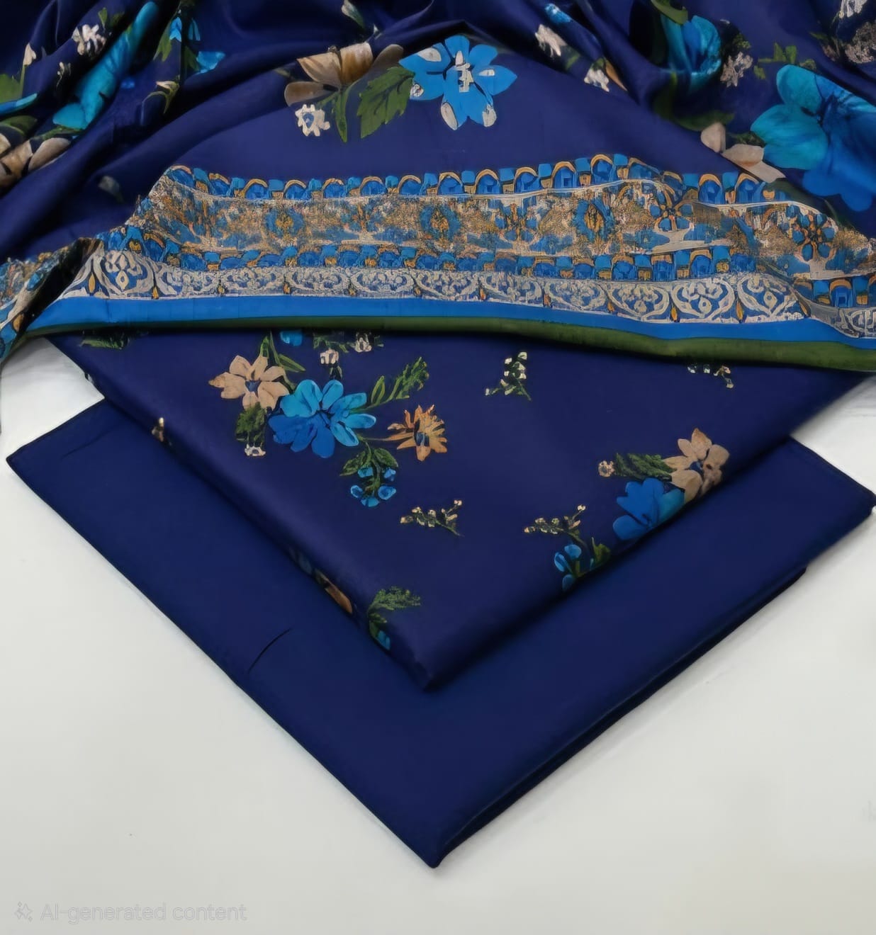 Print Dhanak 3pc Suit