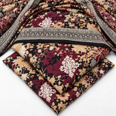Print Dhanak 3pc Suit