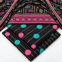 Print Dhanak 3pc Suit